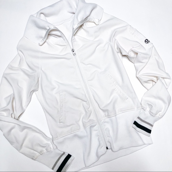 Lululemon Full Zip Terry Cloth Jacket, Size M - Picture 2 of 13